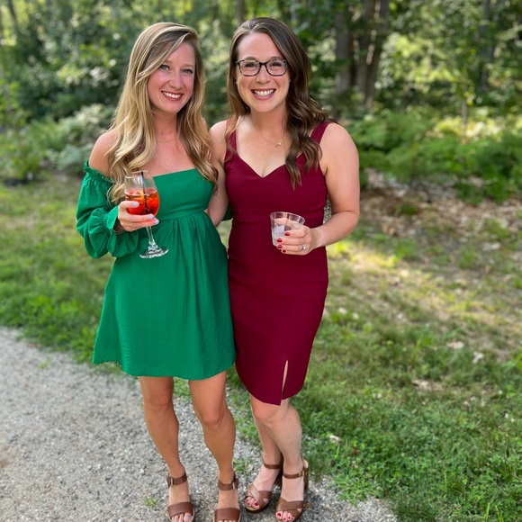 JOLIE MINI DRESS - PALM GREEN - Picture 3 of 6